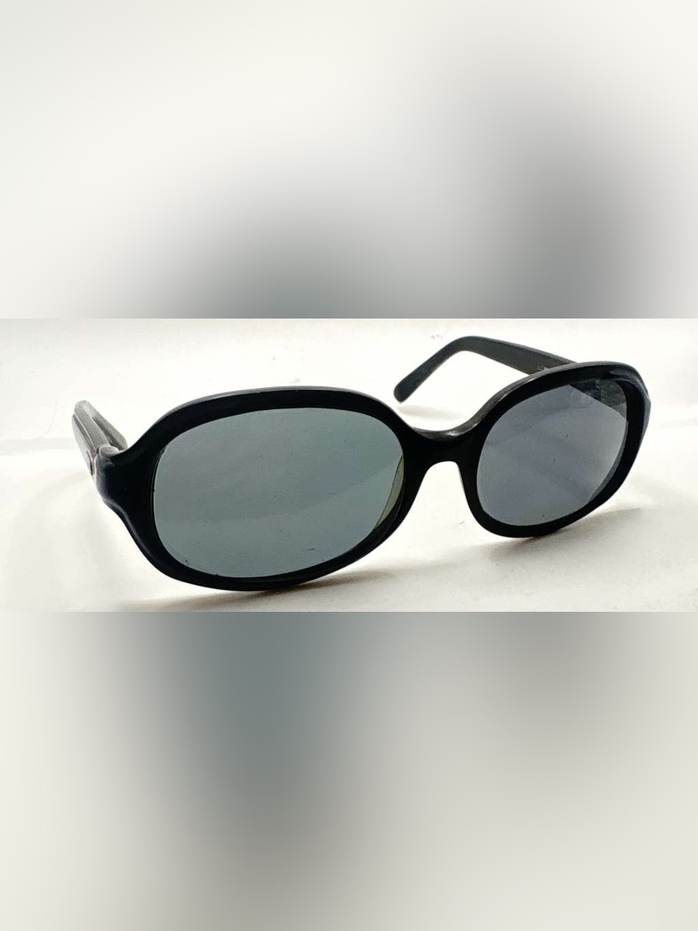 Vintage Chloe 2115 Black Brown Oval Sunglasses Frames Only